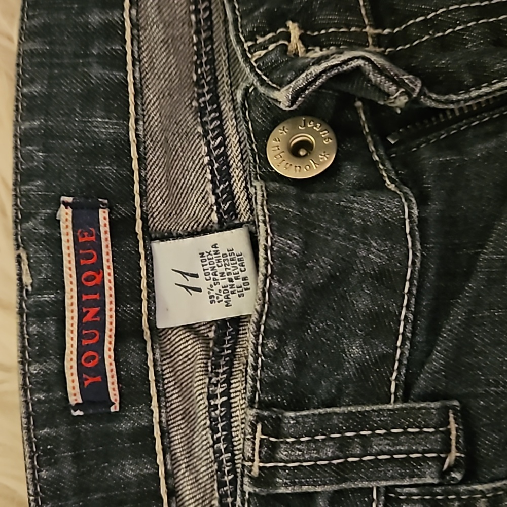 Younique 2000s Low Rise Jeans Size 11 Juniors - Picture 4 of 4